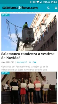 Salamanca 24 Horas android App screenshot 2